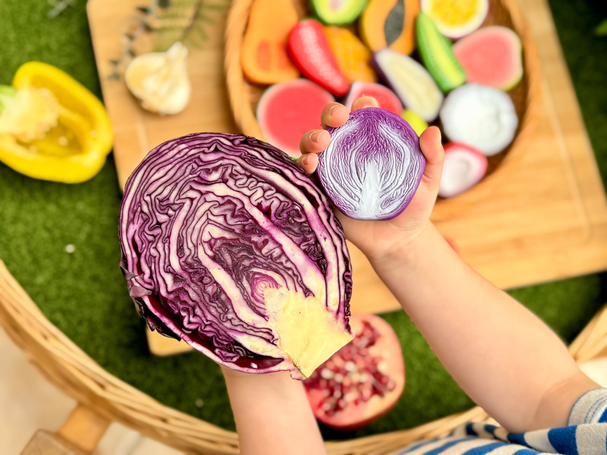 Mud Kitchen Food Stones Collection