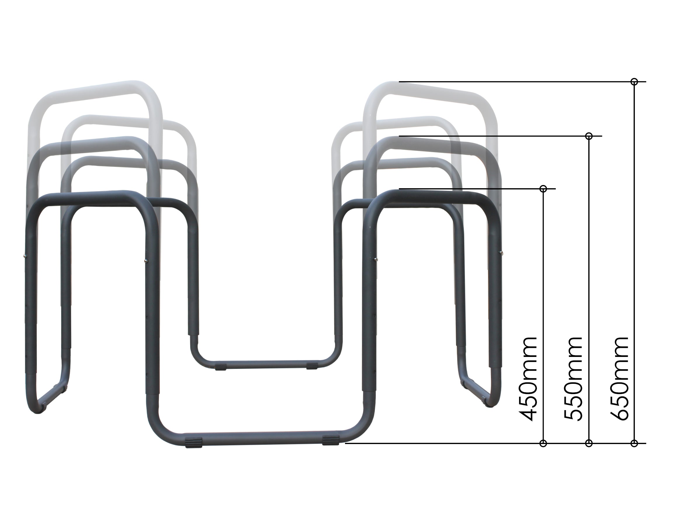 Black Tuff Tray and Adjustable Stand