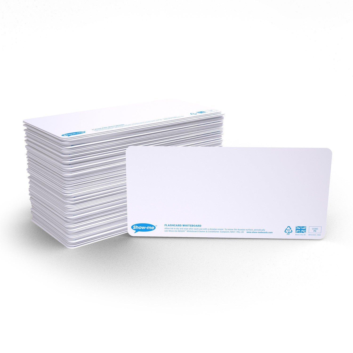 Show-me Drywipe Flashcards pk 100
