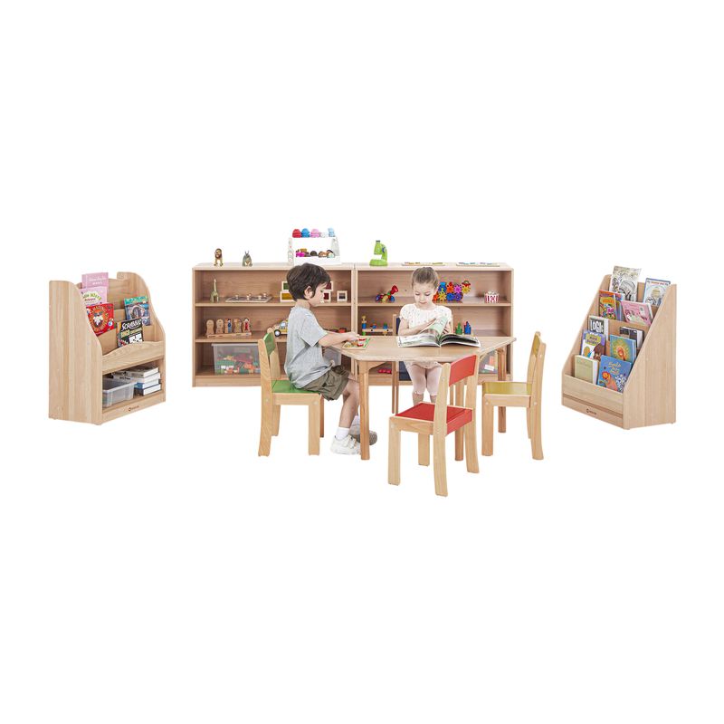 Beech Classroom Trapezoid Table 1200 x 600mm
