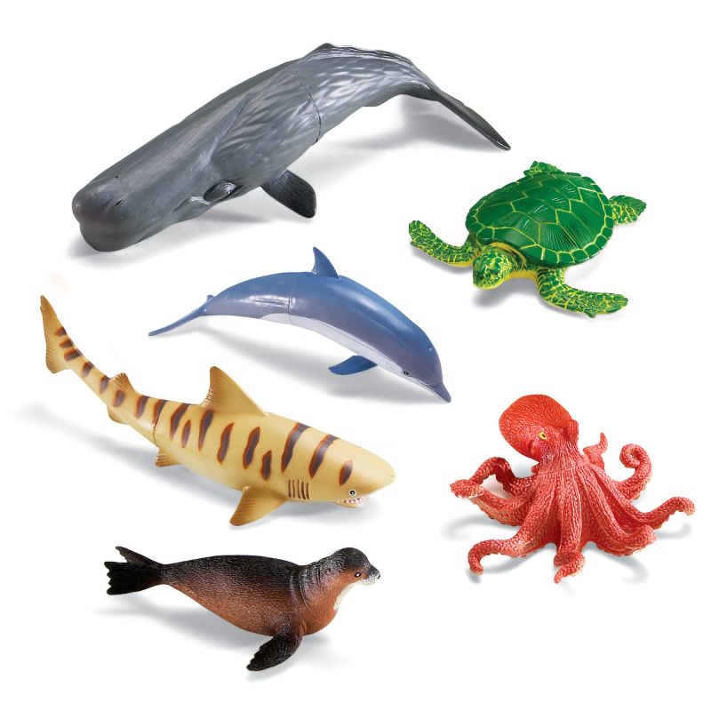 Jumbo Ocean Animals pk 6