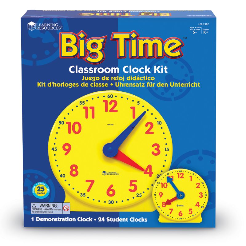 Classroom Clock Kit pk25