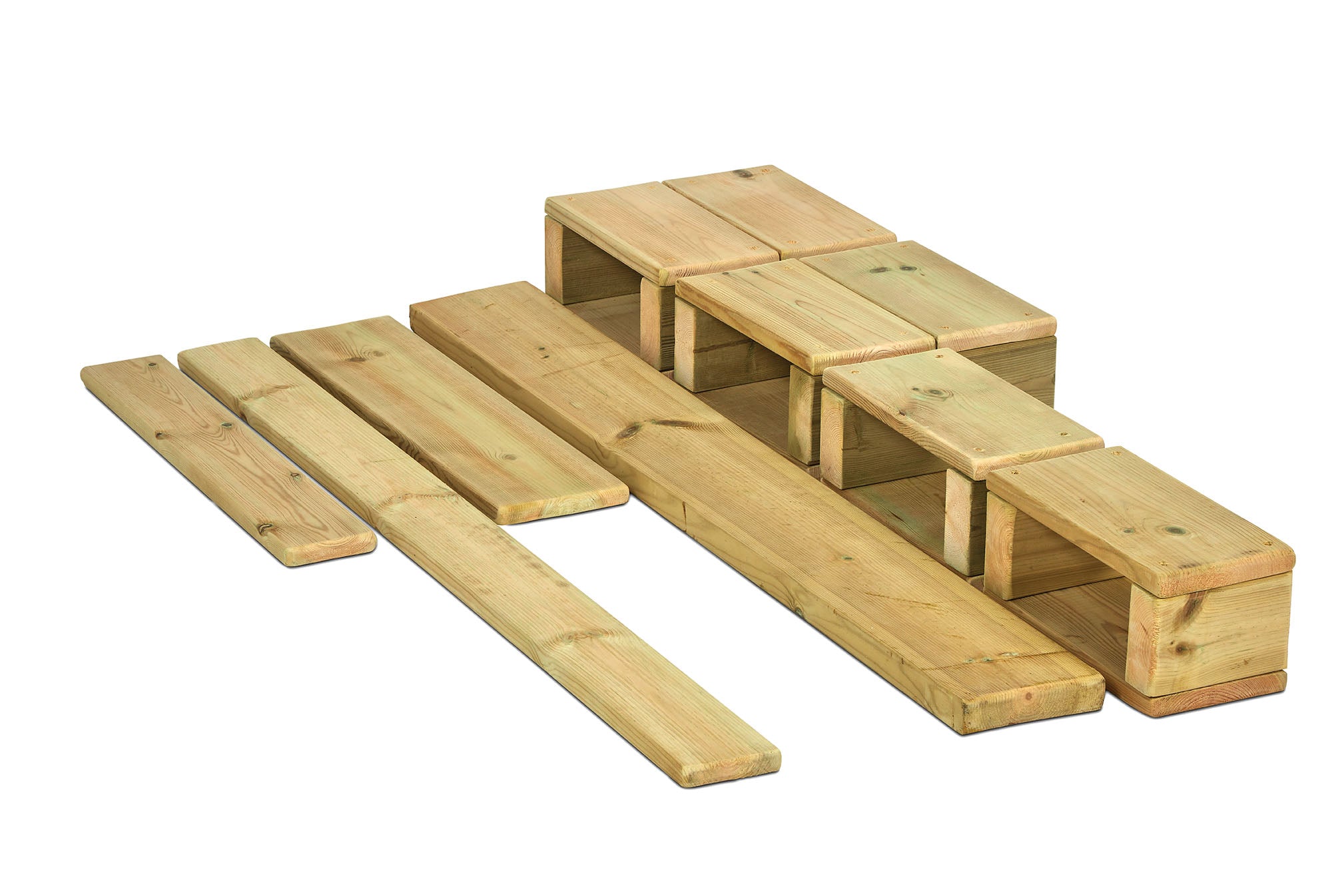 Millhouse Outdoor Wooden Balance Set