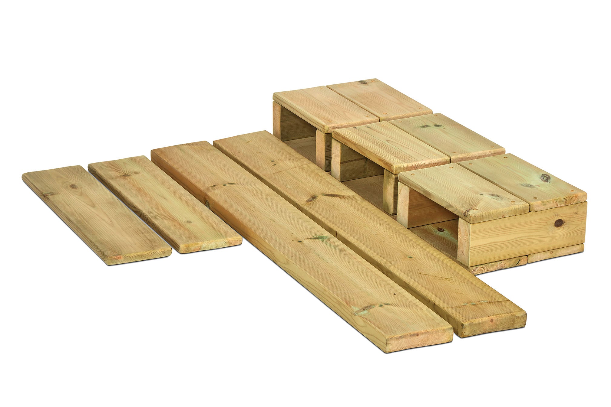 Millhouse Outdoor Wooden Balance Set