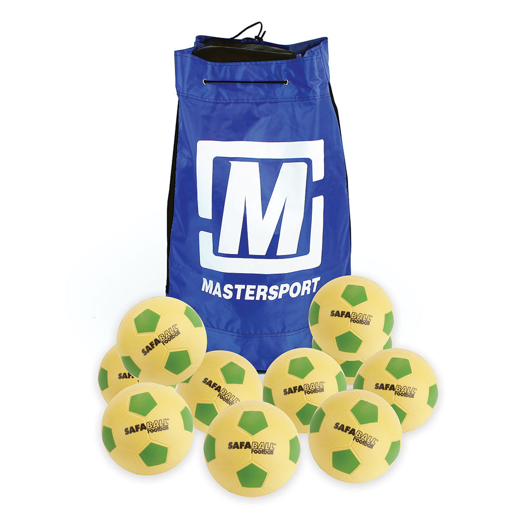 Safaball Softtouch Football Bag of 10