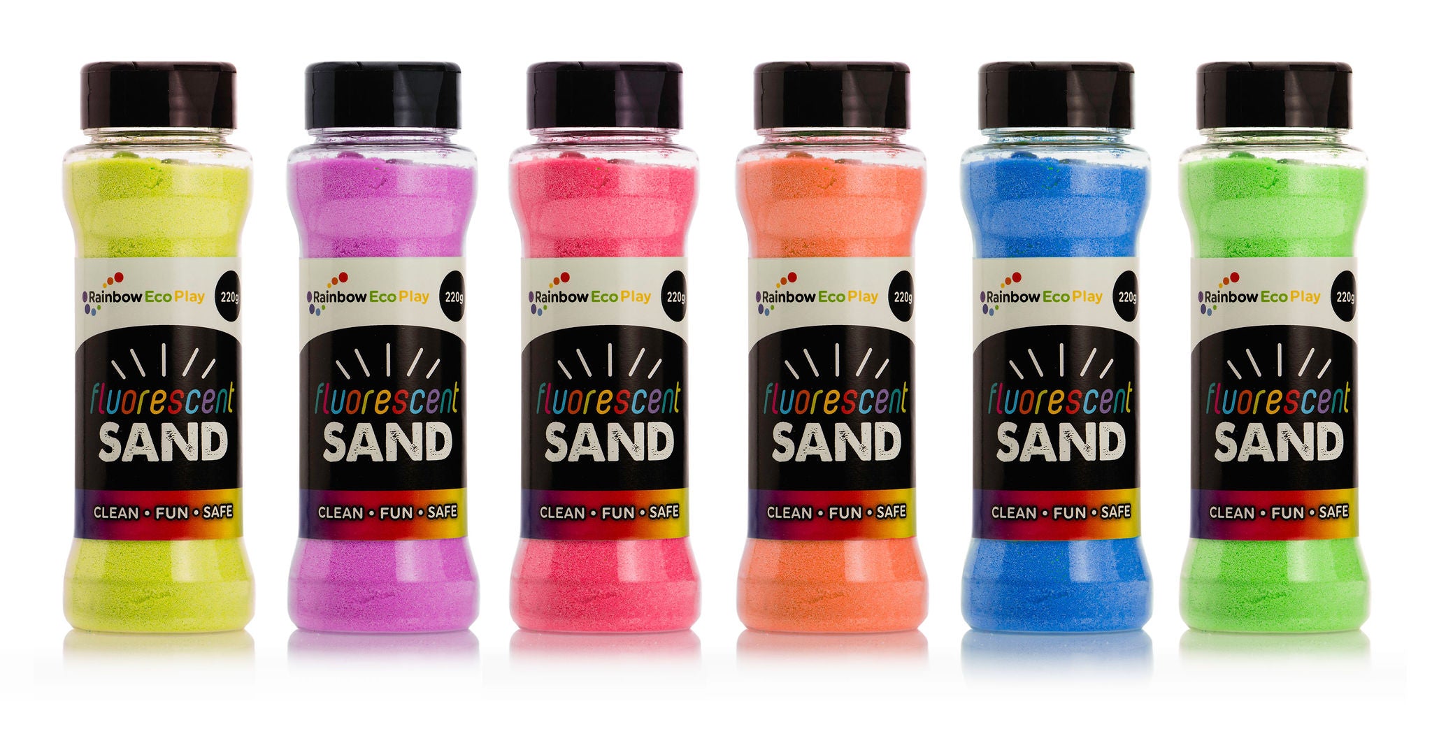 Fluorescent Sand Shakers 6 x 220g