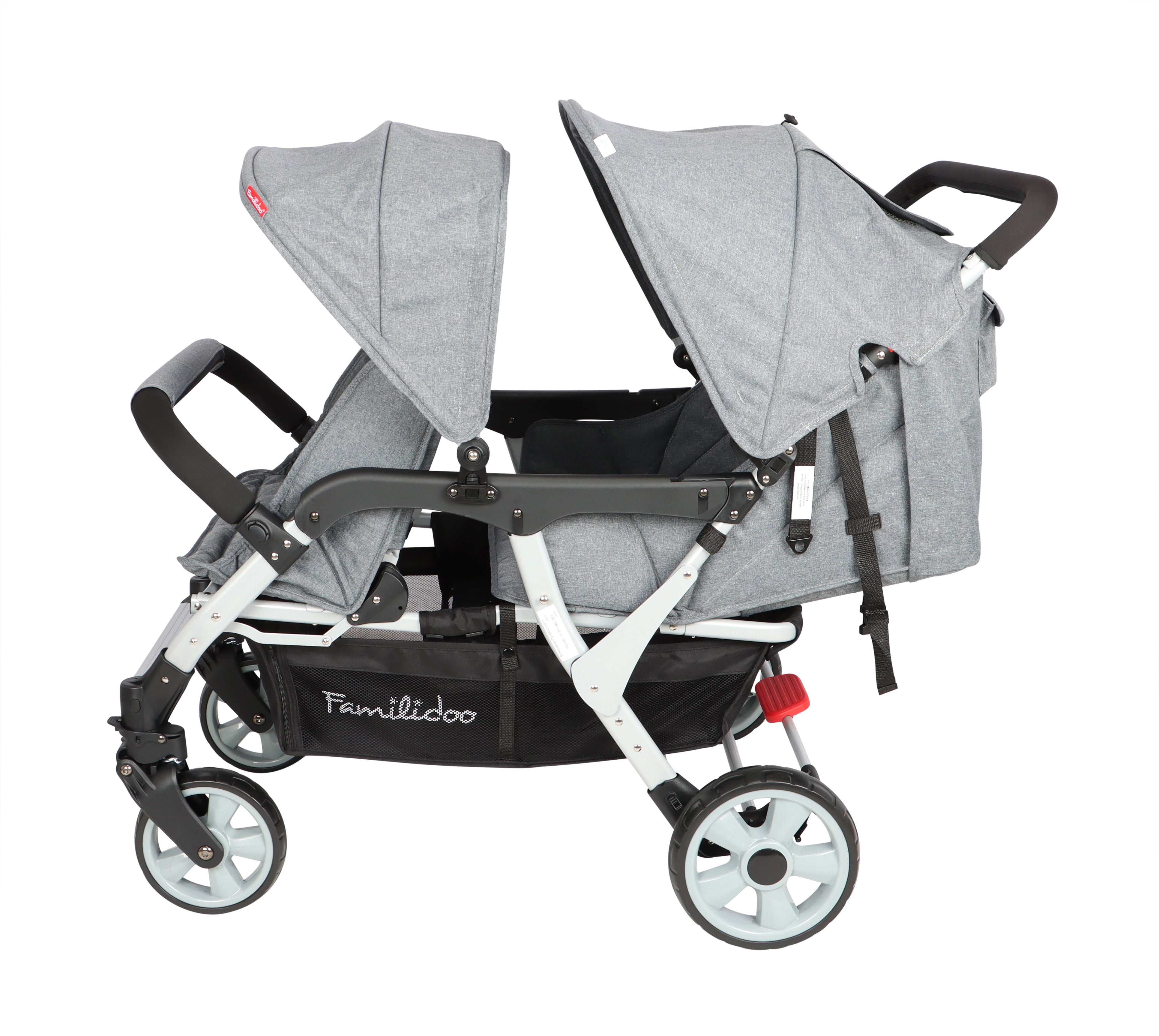 Familidoo Budget 4-Seater Stroller with Raincover
