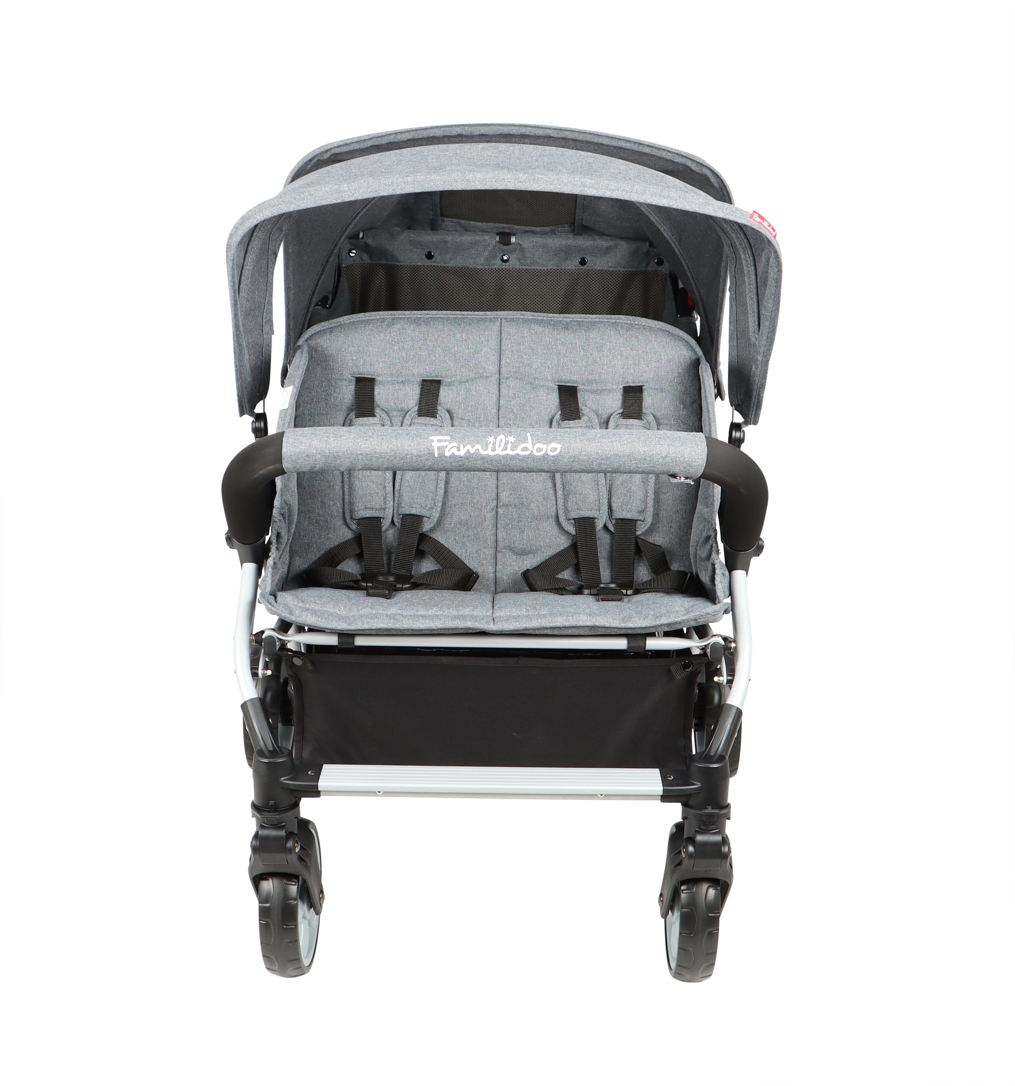 Familidoo Budget 4-Seater Stroller with Raincover