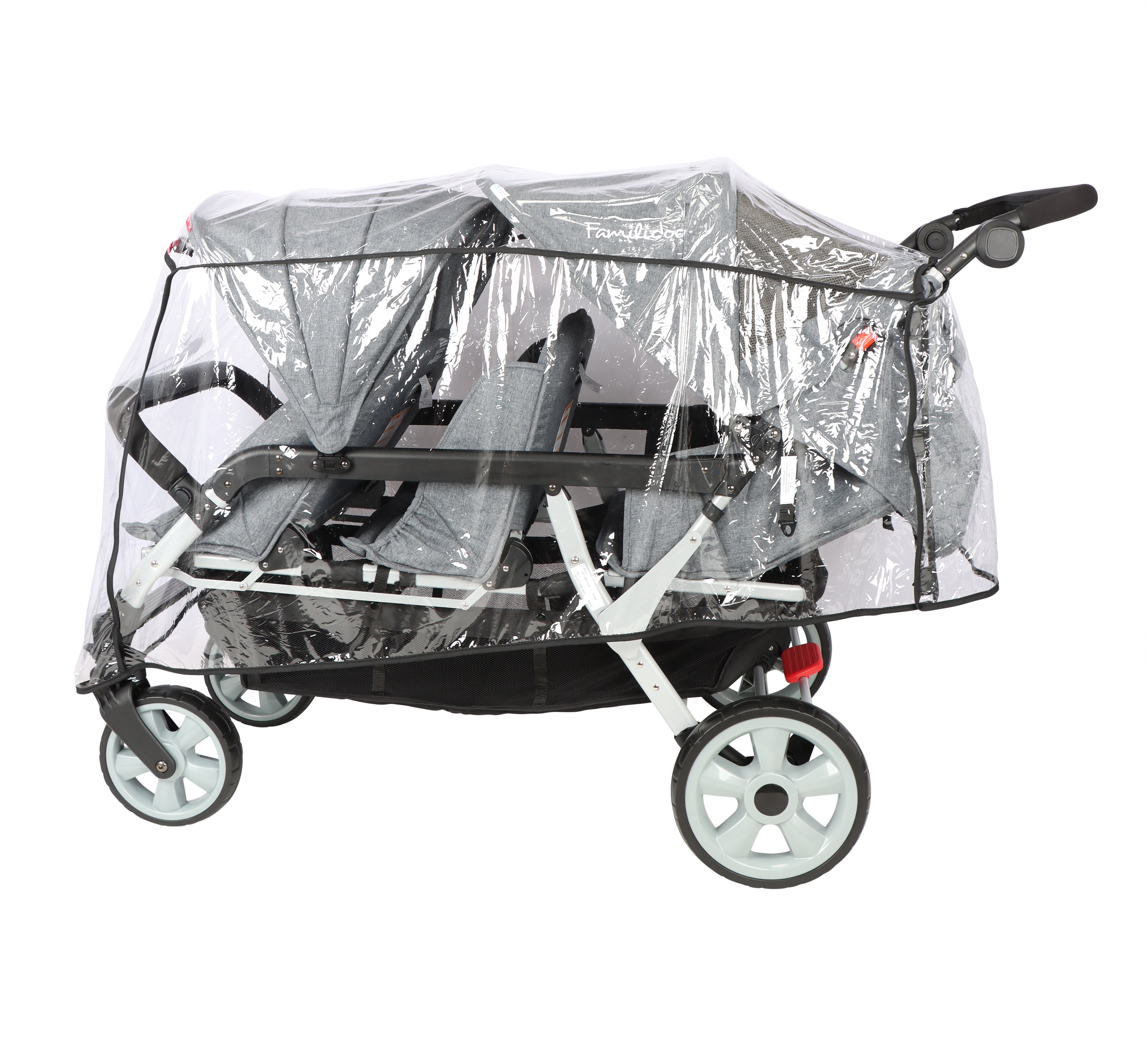 Familidoo 6 Seater Budget Stroller (with Raincover)