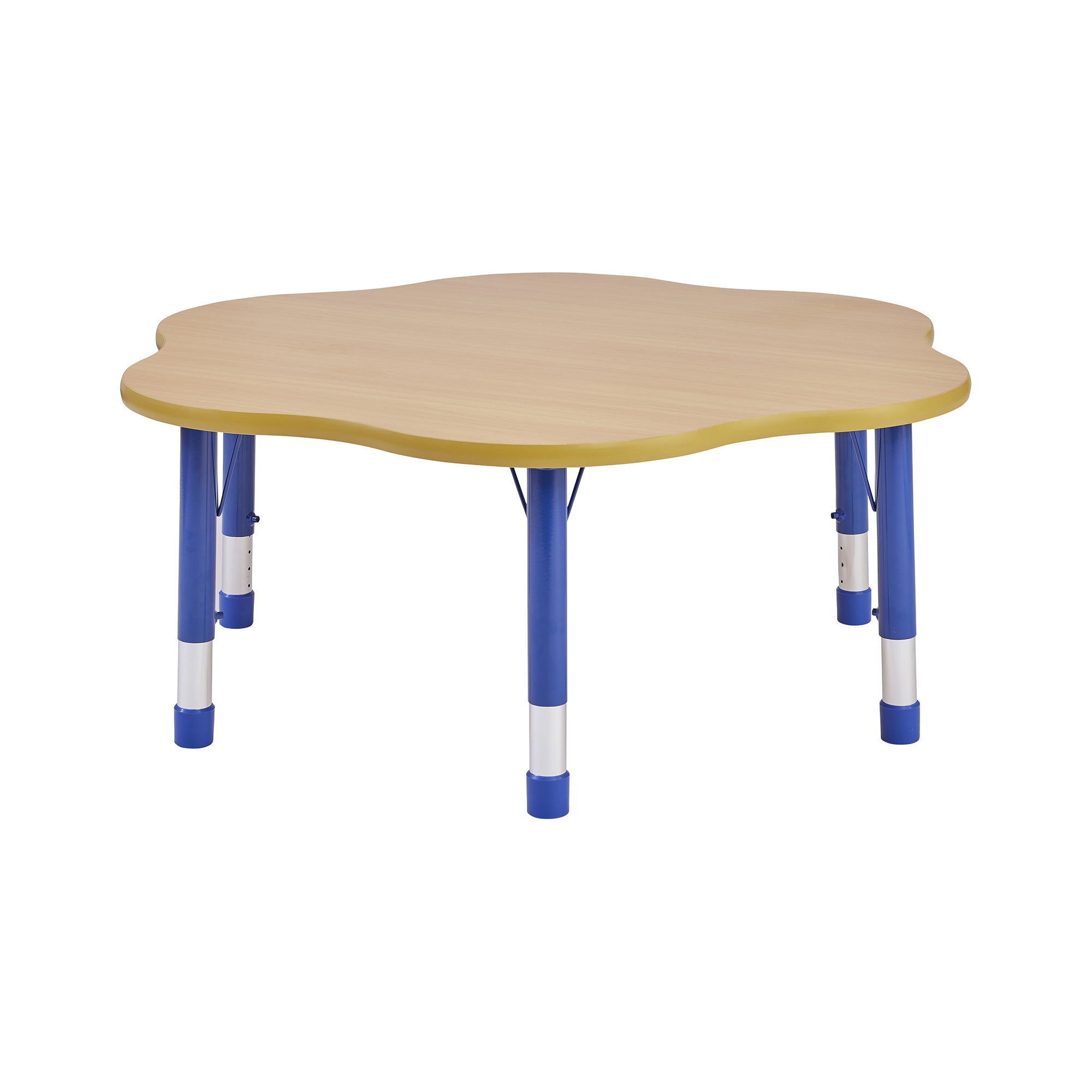 Milan Flower Table (6 Seater) - Blue