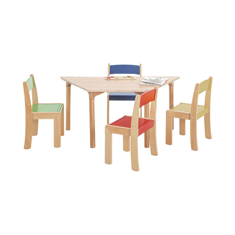 Beech Classroom Trapezoid Table 1200 x 600mm