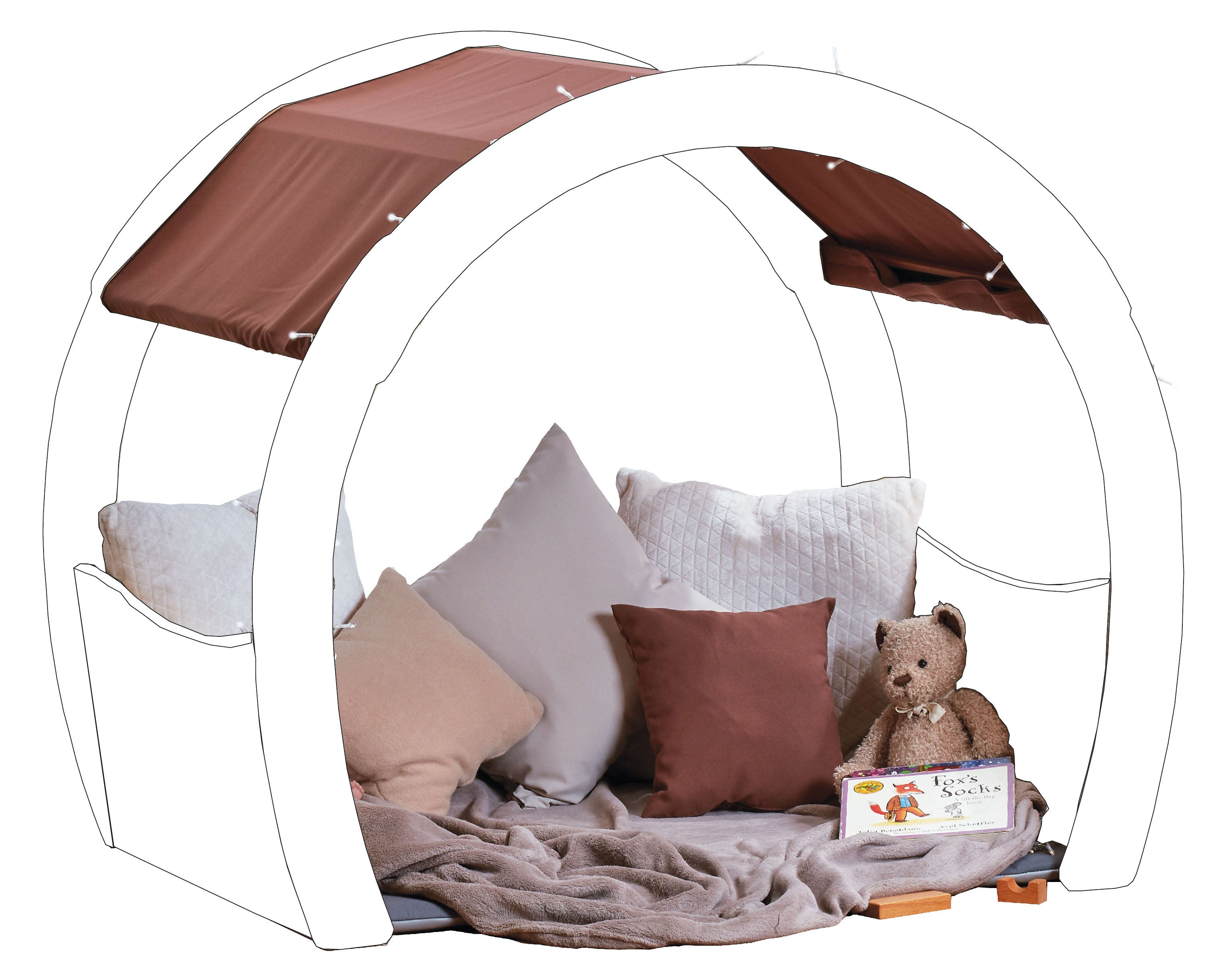 Millhouse Small Cosy Cove - Natural Accessories