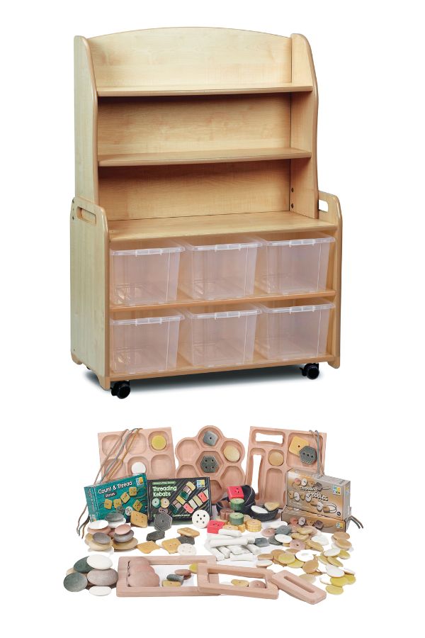 Millhouse Mobile Welsh Dresser Display Storage