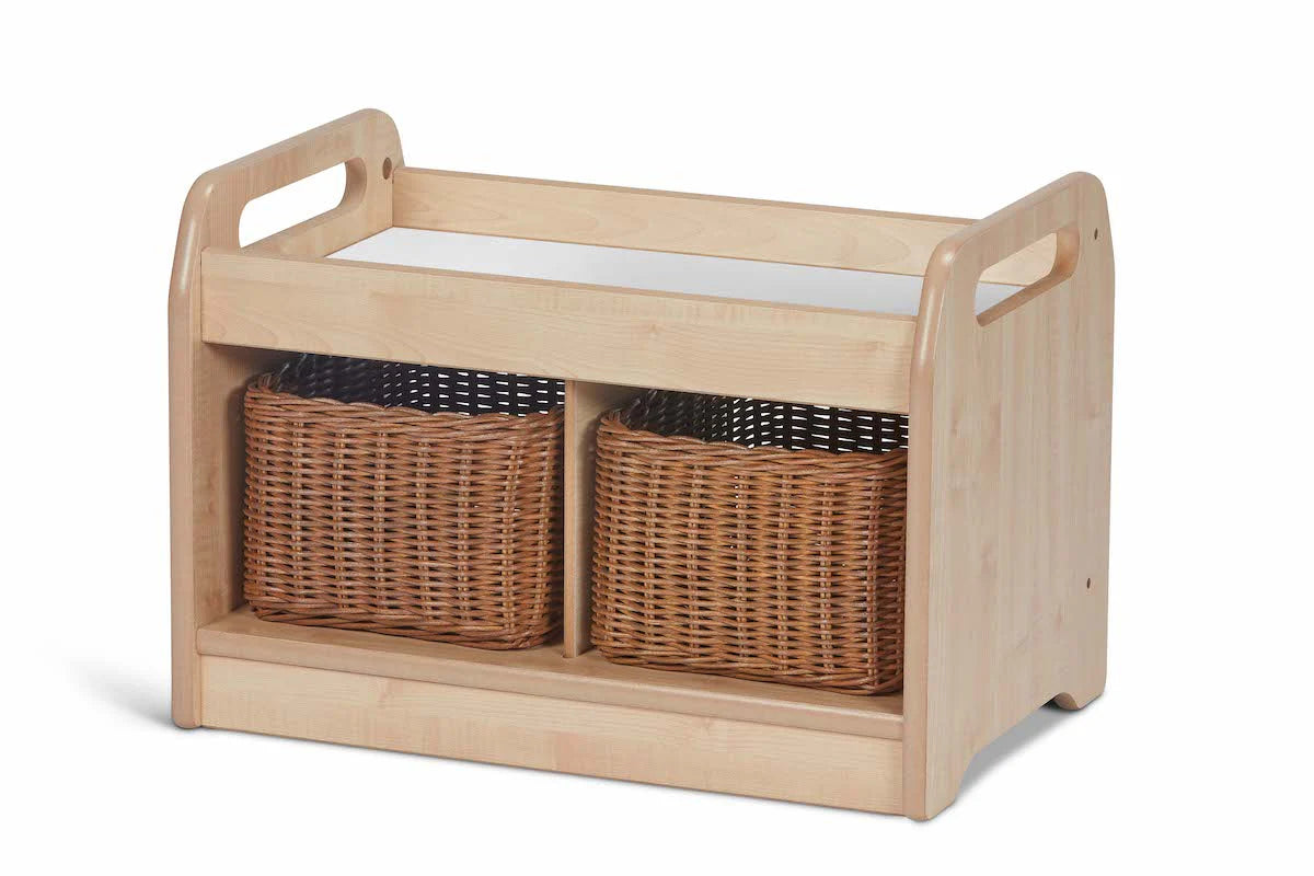 Millhouse Compact Low Level Storage Bench (Mirror)