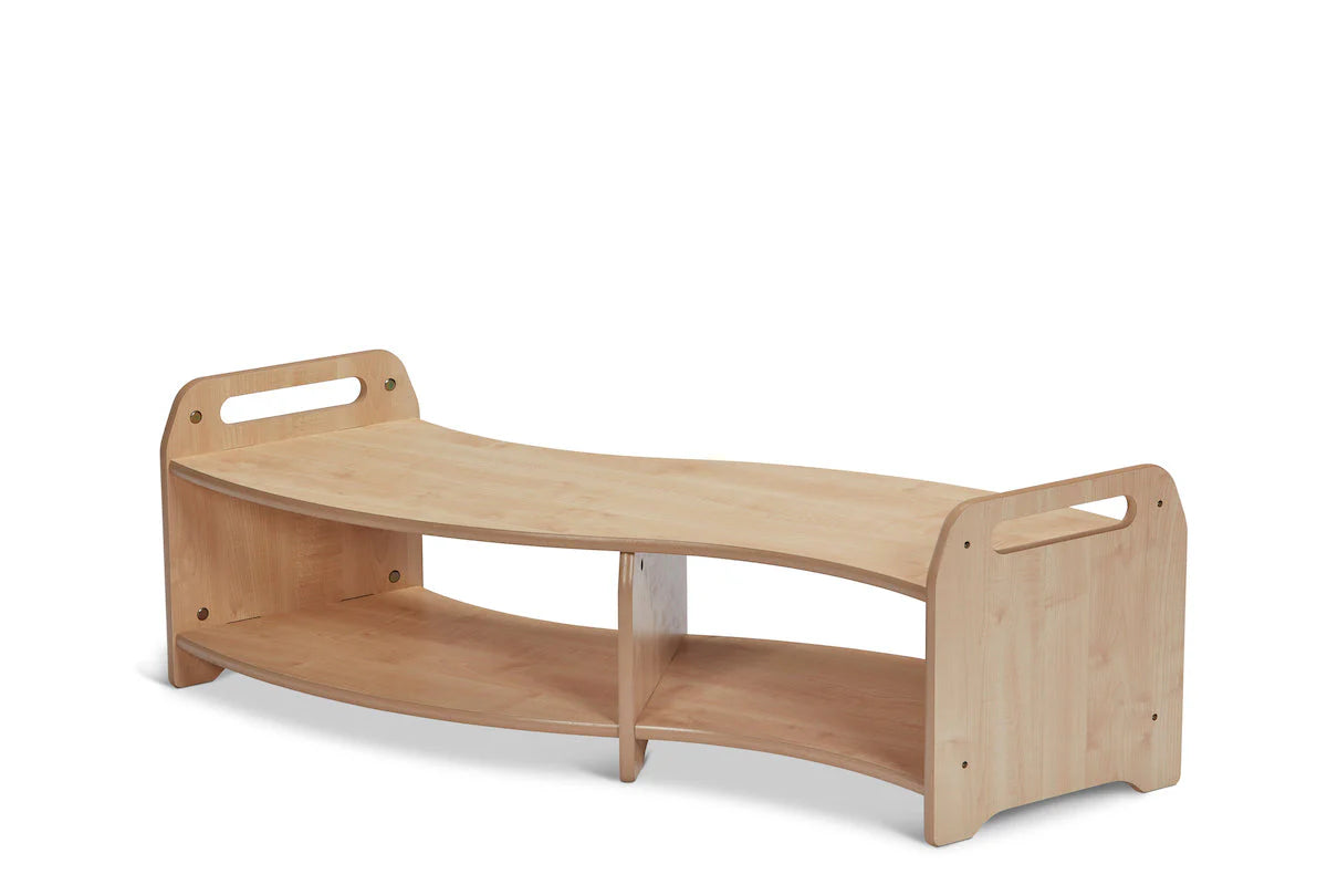 Millhouse Low S-shape Open Sweep Shelving Unit