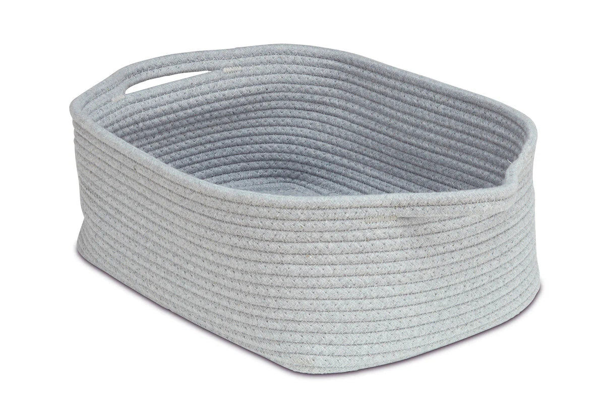 Millhouse Light Grey Rope Basket 6pc