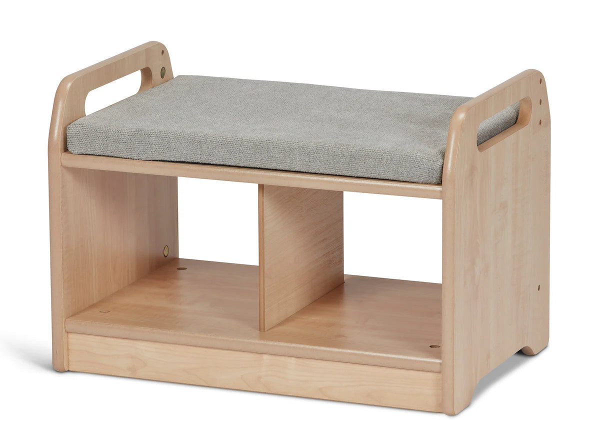Millhouse Bench Cushion - Compact Low Level Storage Bench