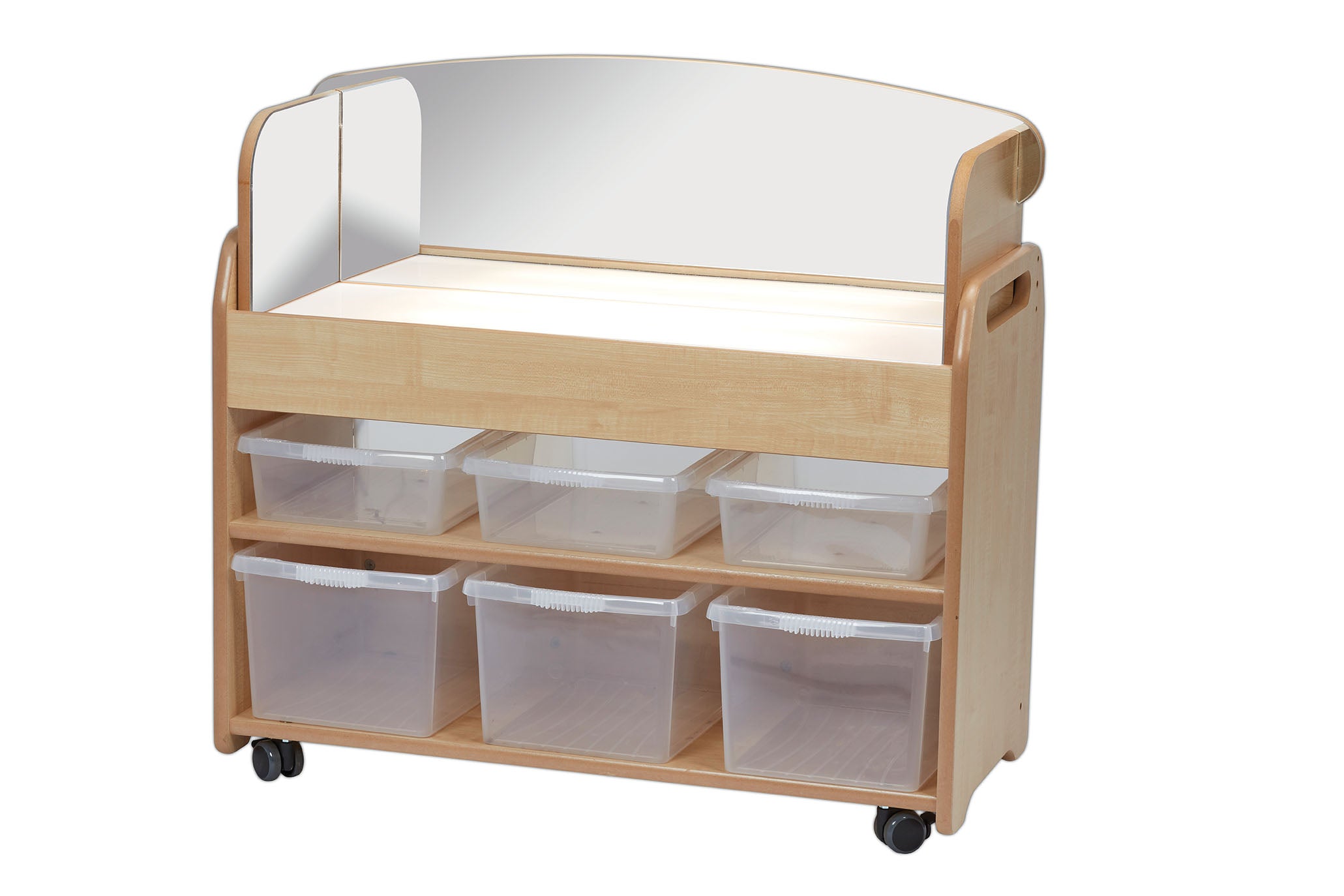 Millhouse Light Box Trolley plus Mirror Surround