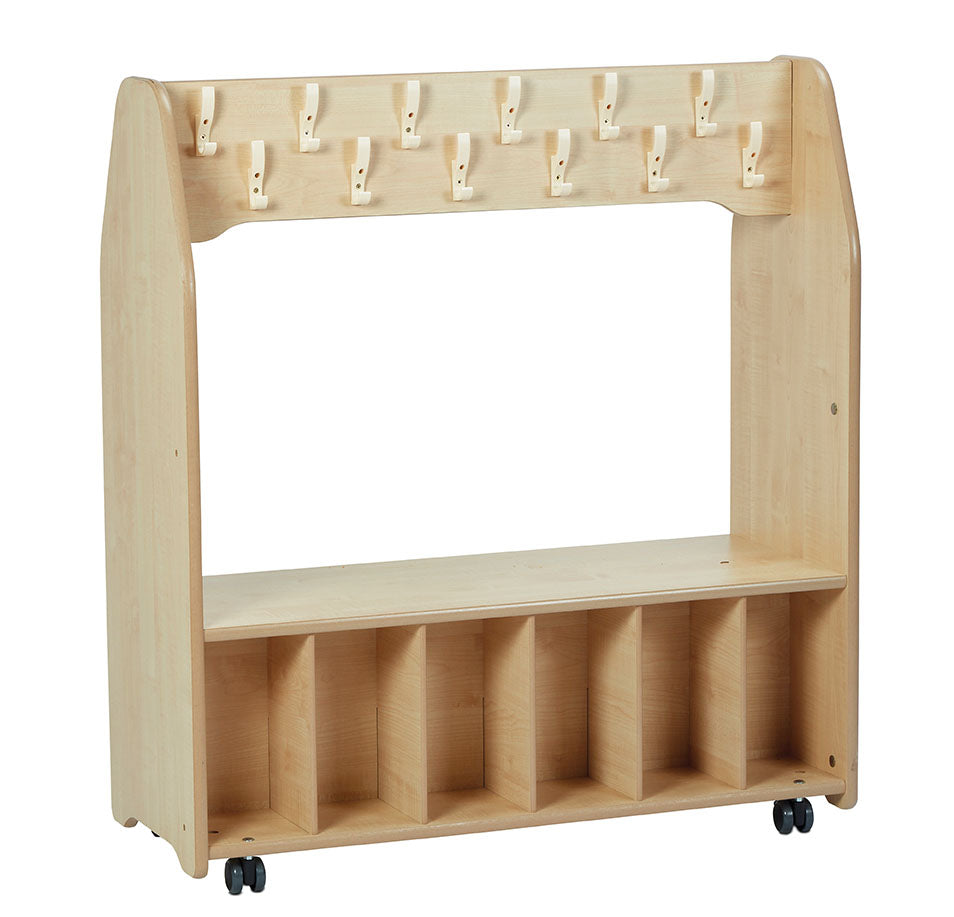 Millhouse Freestanding Mobile Cloakroom Trolley