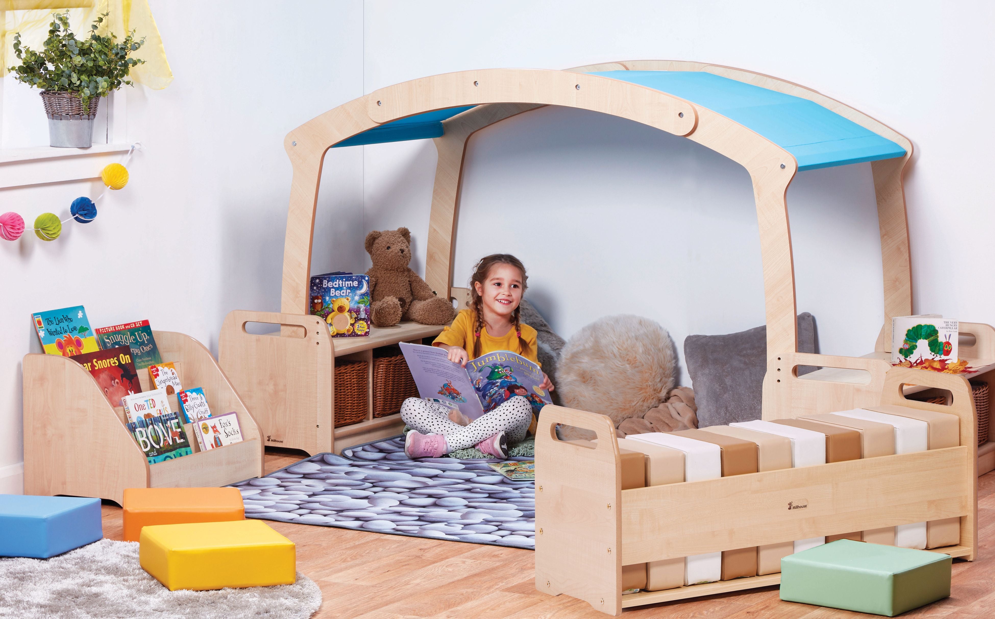 Millhouse Rainbow Soft Cushion Set and Storage Unit