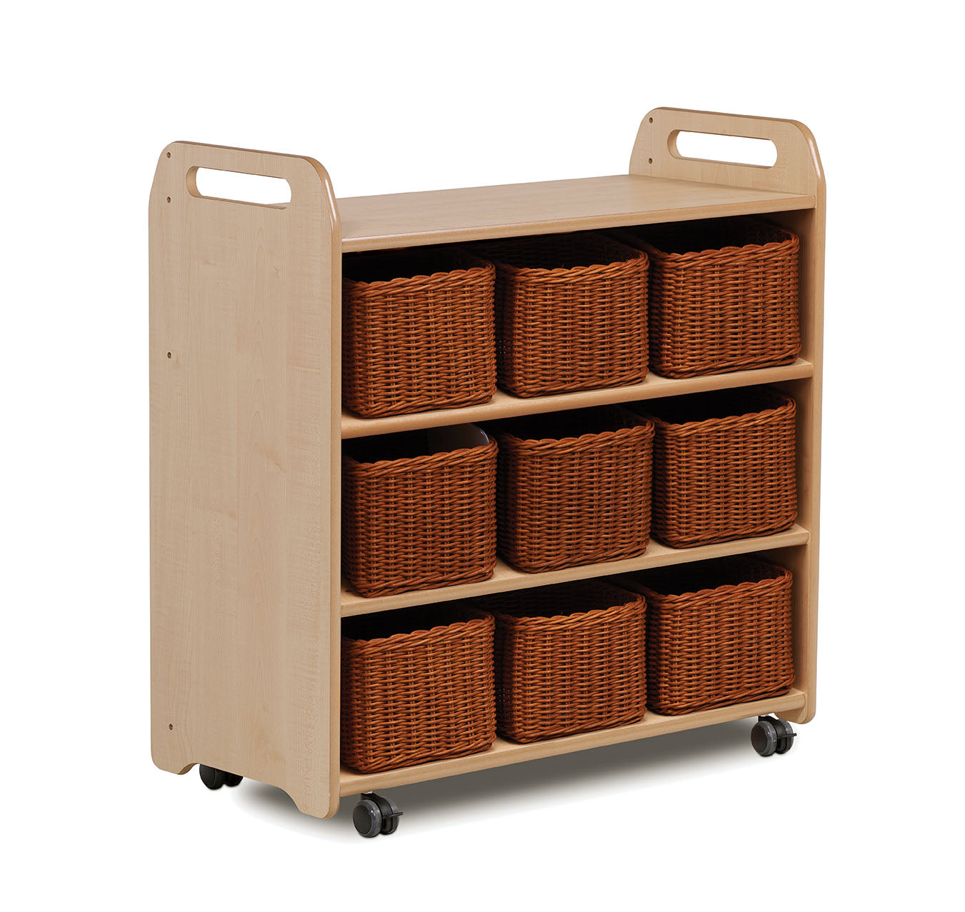 Millhouse Mobile Shelf with Mirror Back