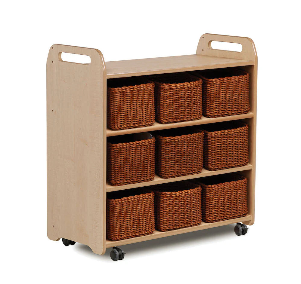 Millhouse Mobile Shelf with Mirror Back