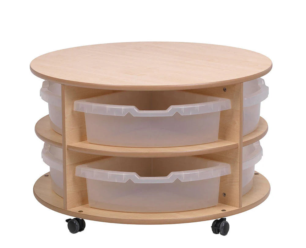 Millhouse Double Tier Mobile Circular Storage Unit