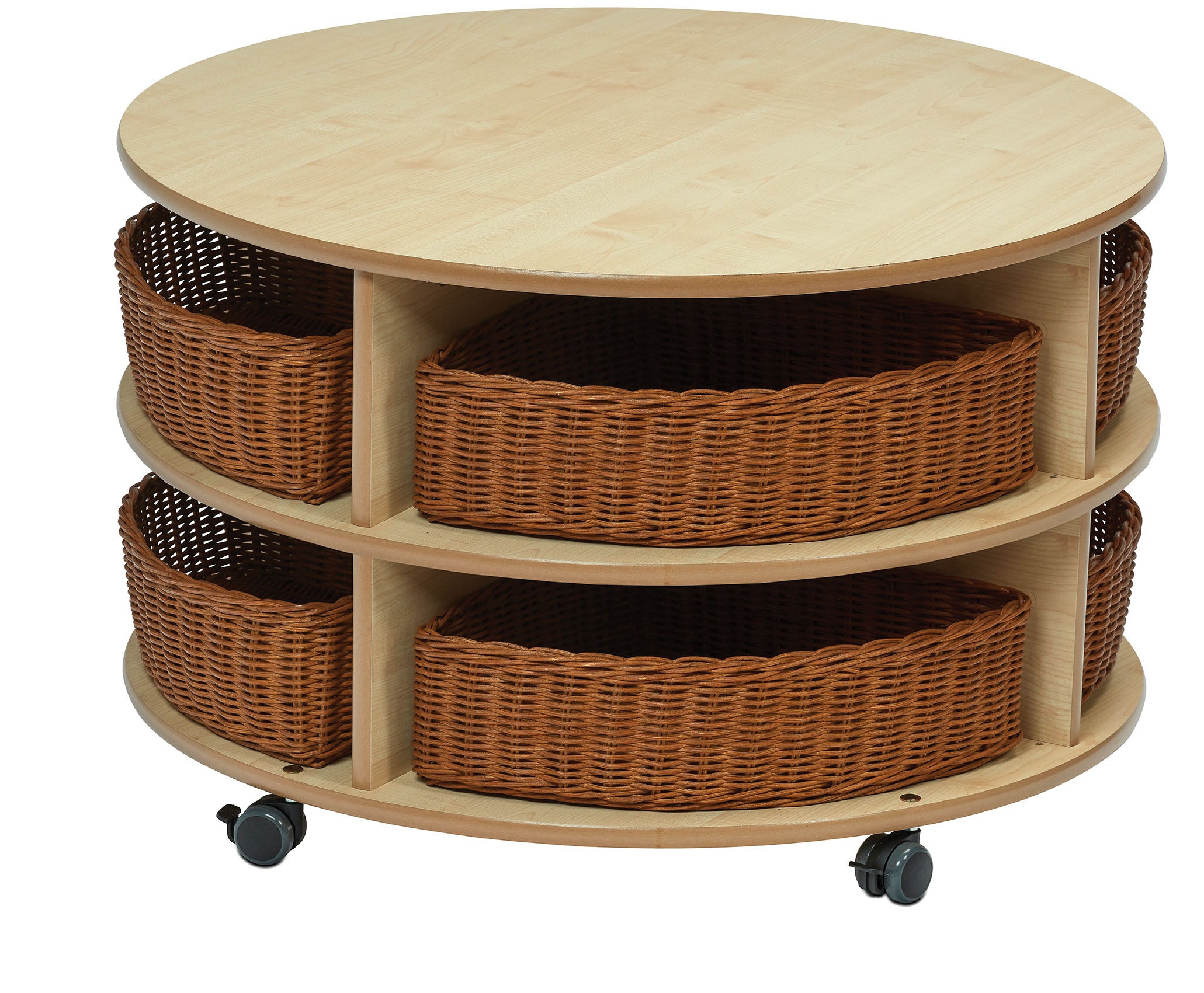 Millhouse Double Tier Mobile Circular Storage Unit