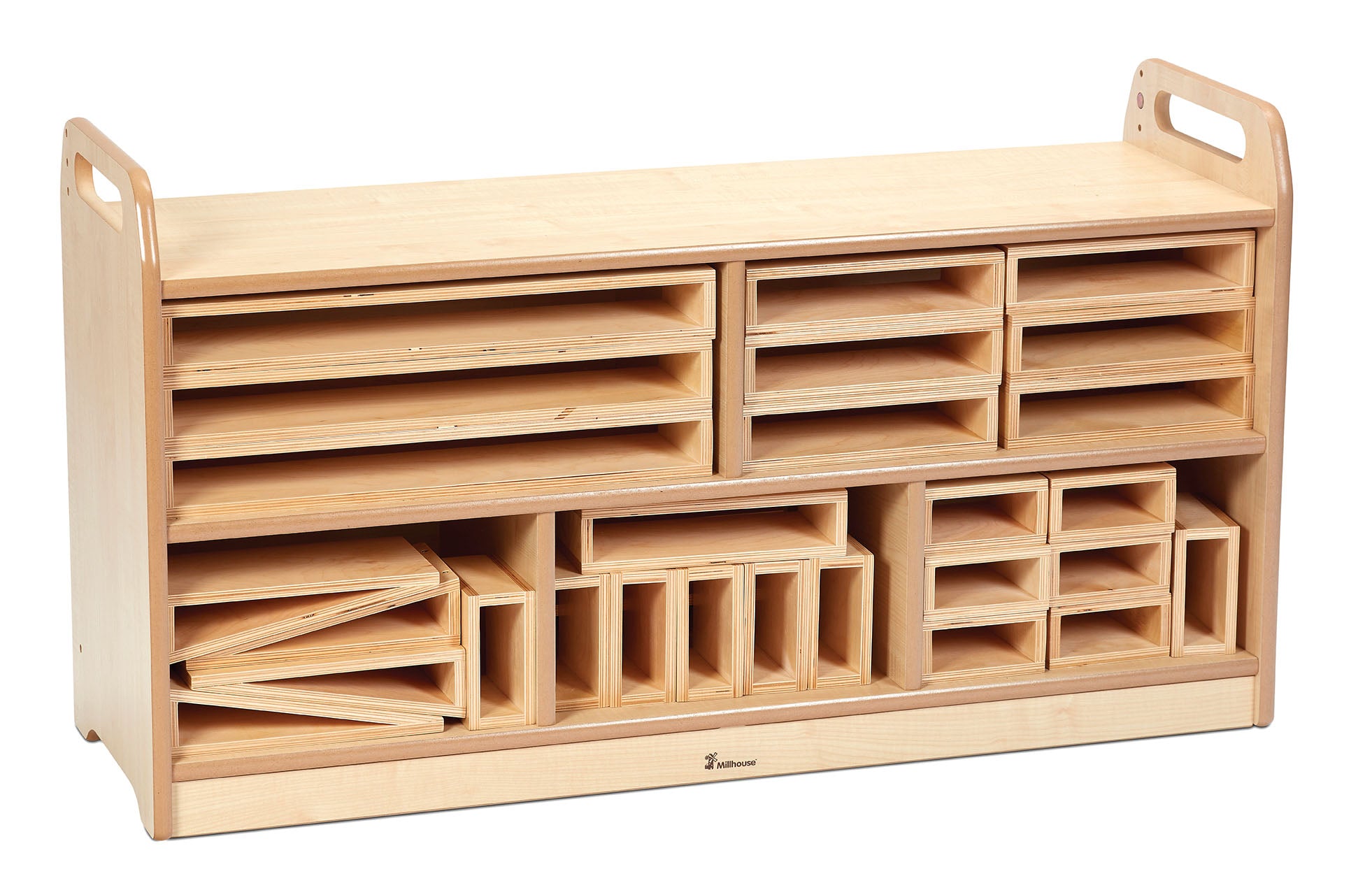Millhouse Hollow Block Storage Unit with Back