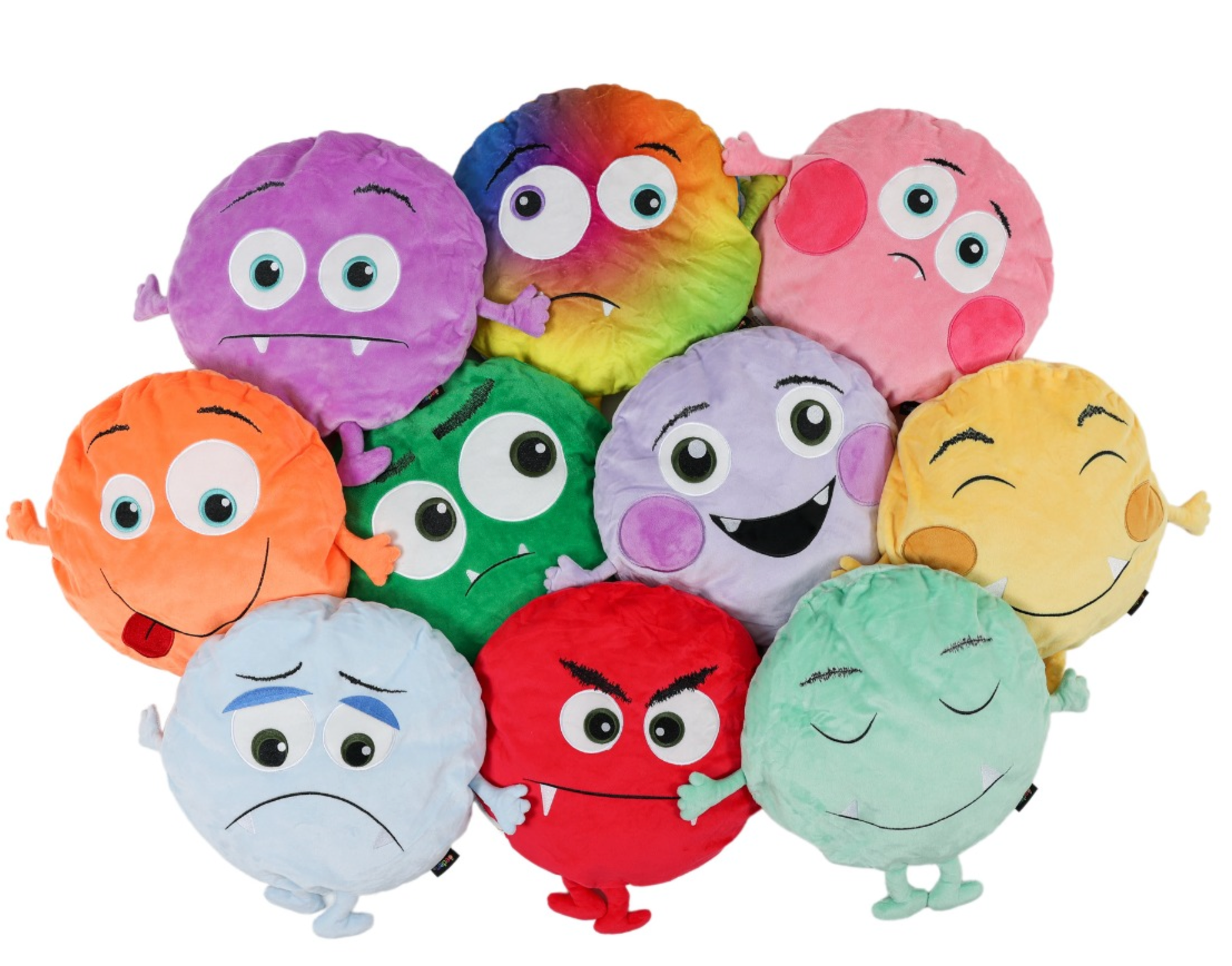 Monster Emotions Cushions pk 10 - Springboard Supplies