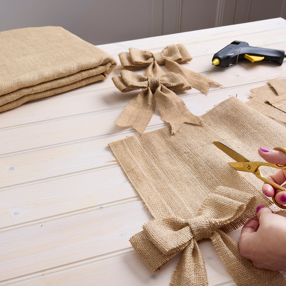 Natural Fine Hessian Backing Fabric