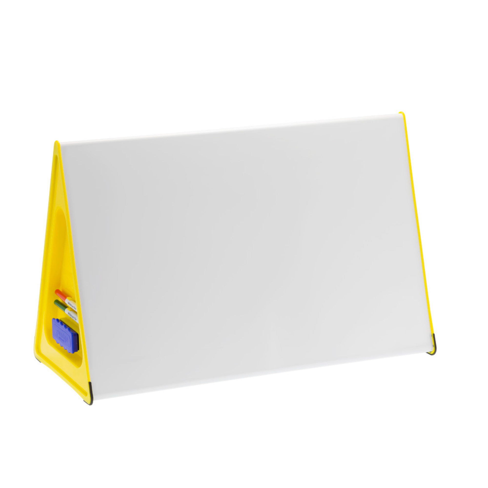 A2/A3 Wedge Whiteboard – Double-Sided Magnetic Tabletop Whiteboard for Classrooms & EYFS Learning