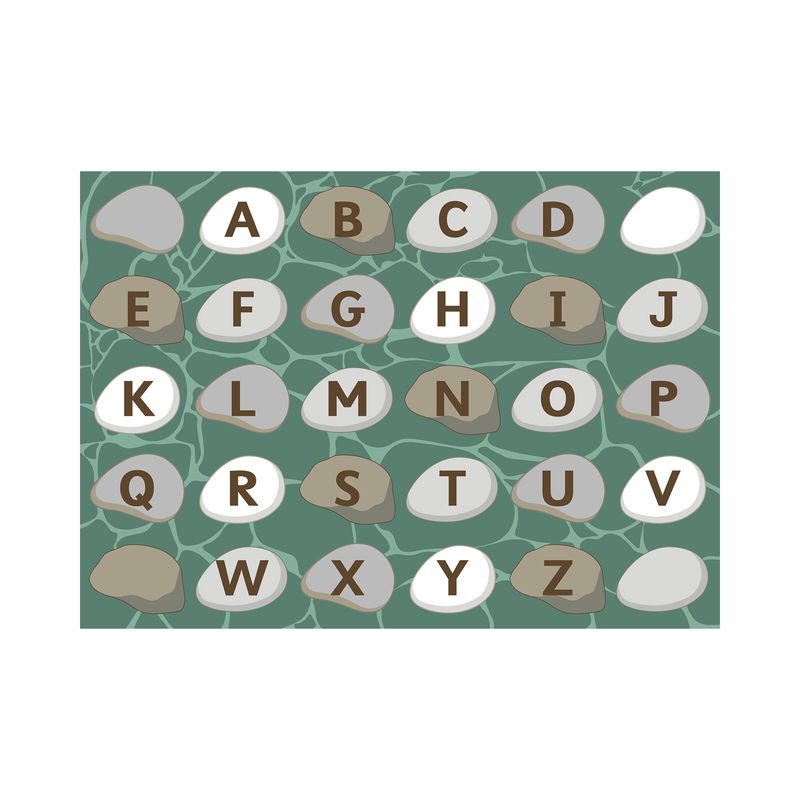 Alphabet Rocks Learning Rug
