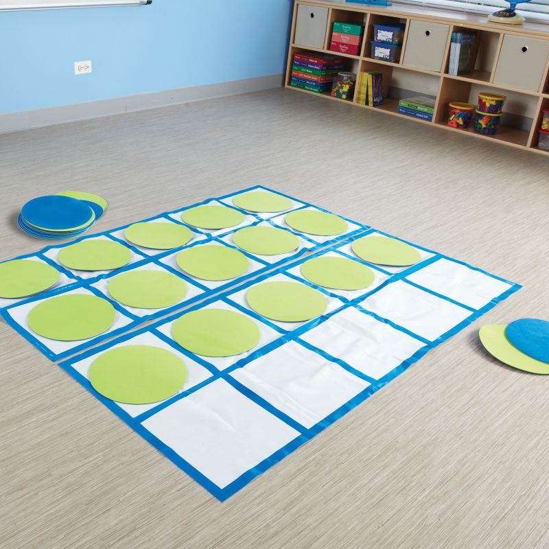 Ten-Frame Floor Mat Activity Set