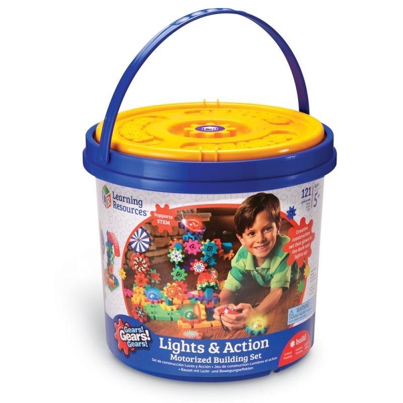 Gears! Gears! Gears! Lights and Action Motorised Building Set