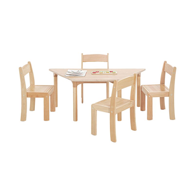 Beech Classroom Trapezoid Table 1200 x 600mm