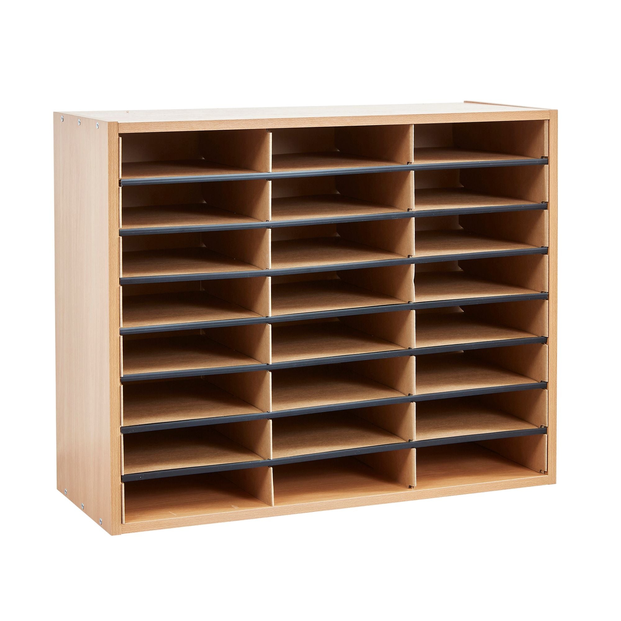 24-Section Beech Literature Organiser