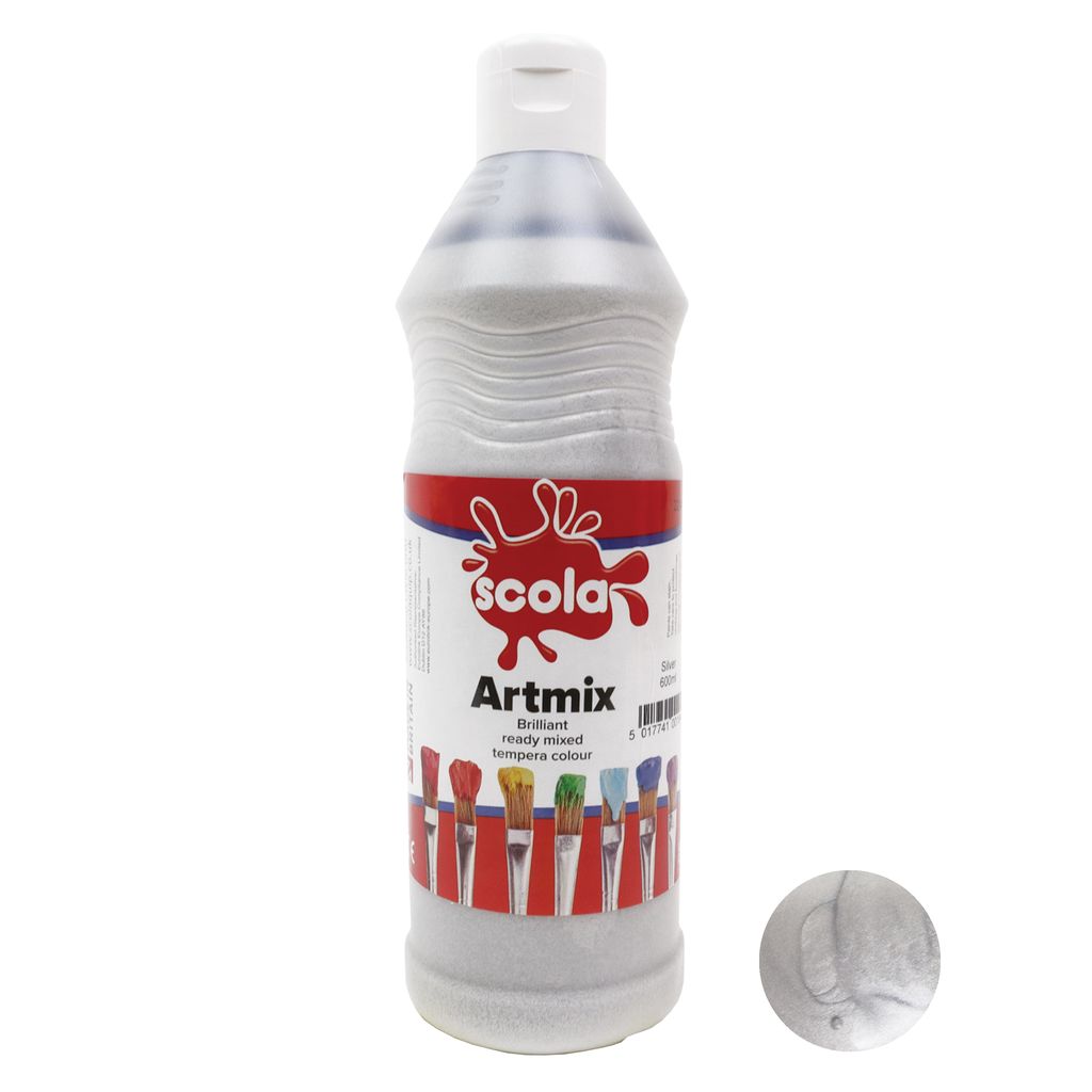 Ready Mixed Paint - Metallic Silver 600ml