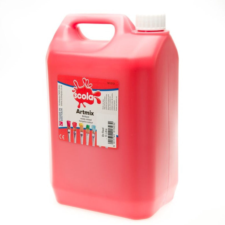 Ready Mixed Paint 5L - Red