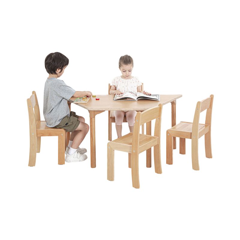 Beech Classroom Trapezoid Table 1200 x 600mm