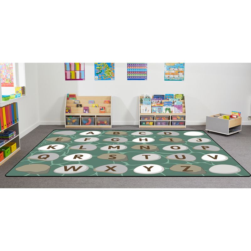 Alphabet Rocks Learning Rug