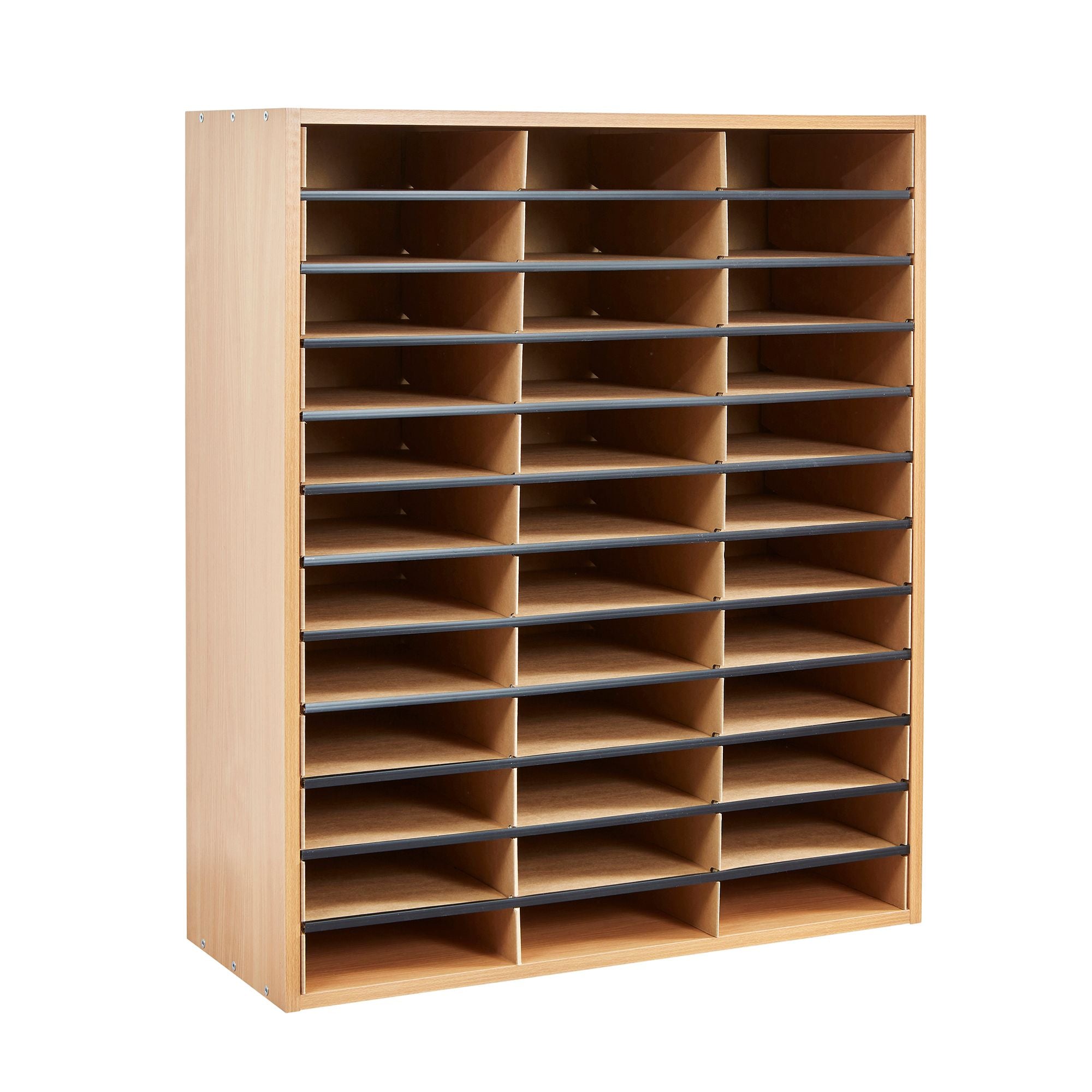 36-Section Beech Literature Organiser