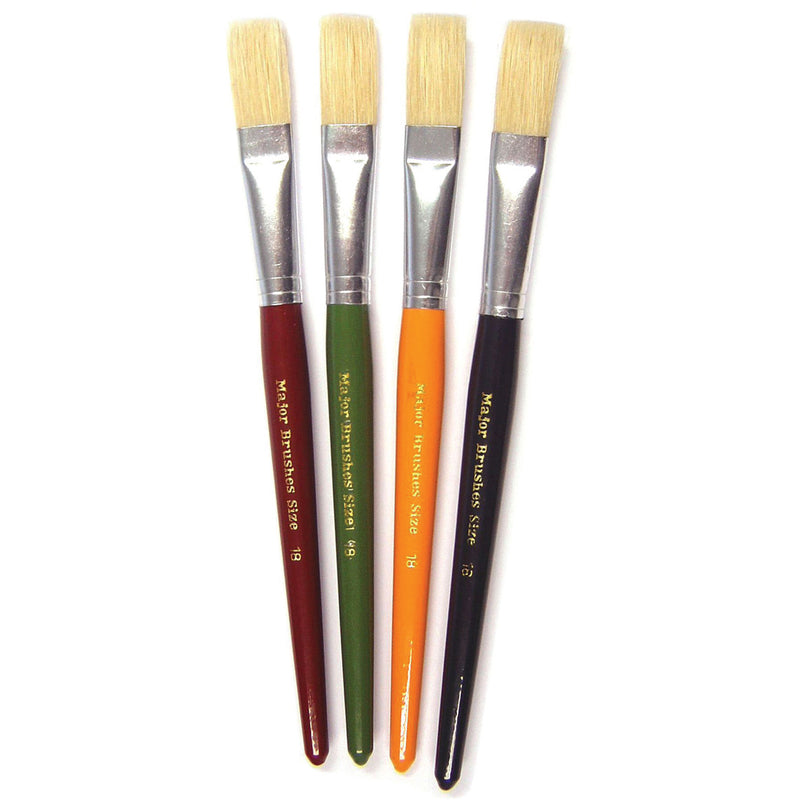 Chunky Paint Brushes - Flat pk 30