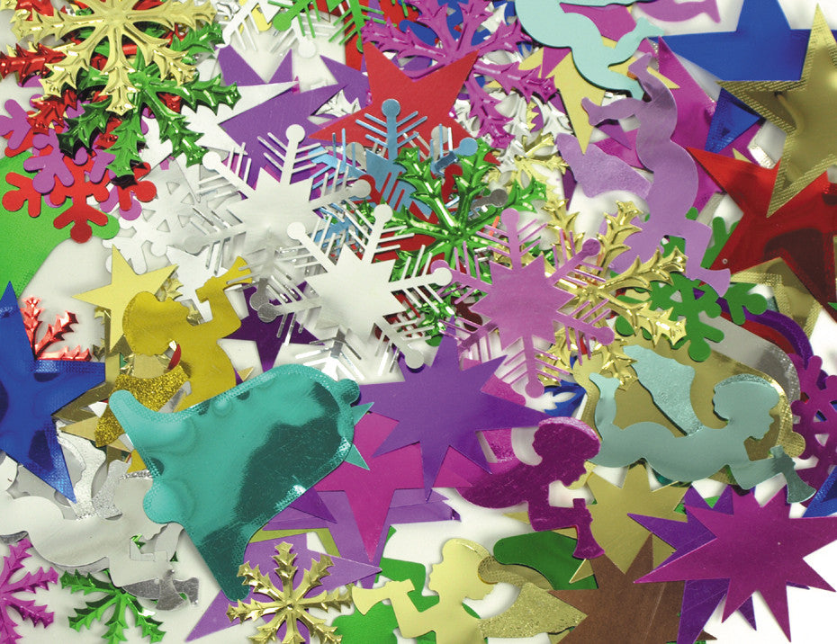 Giant Christmas Spangles 50g