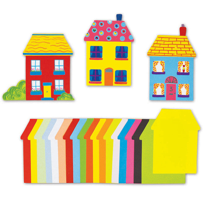 Jumbo Paper Houses pk 100