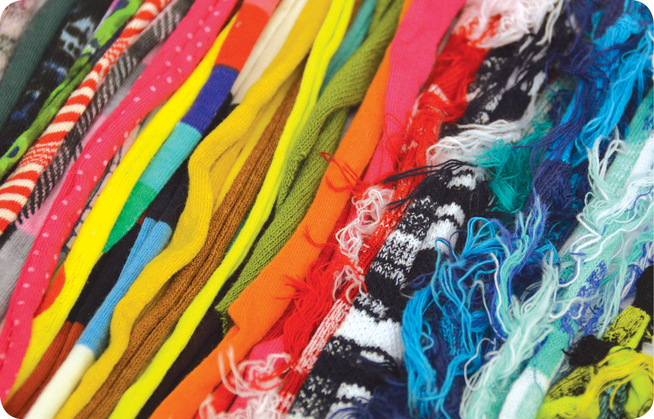 Recycled Rag Yarn Assortment 30m