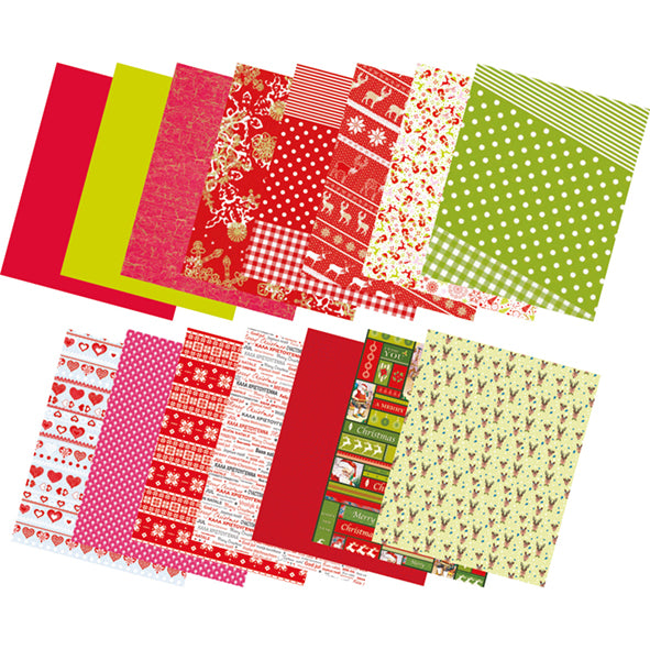Decopatch Festive Paper Assortment pk 15