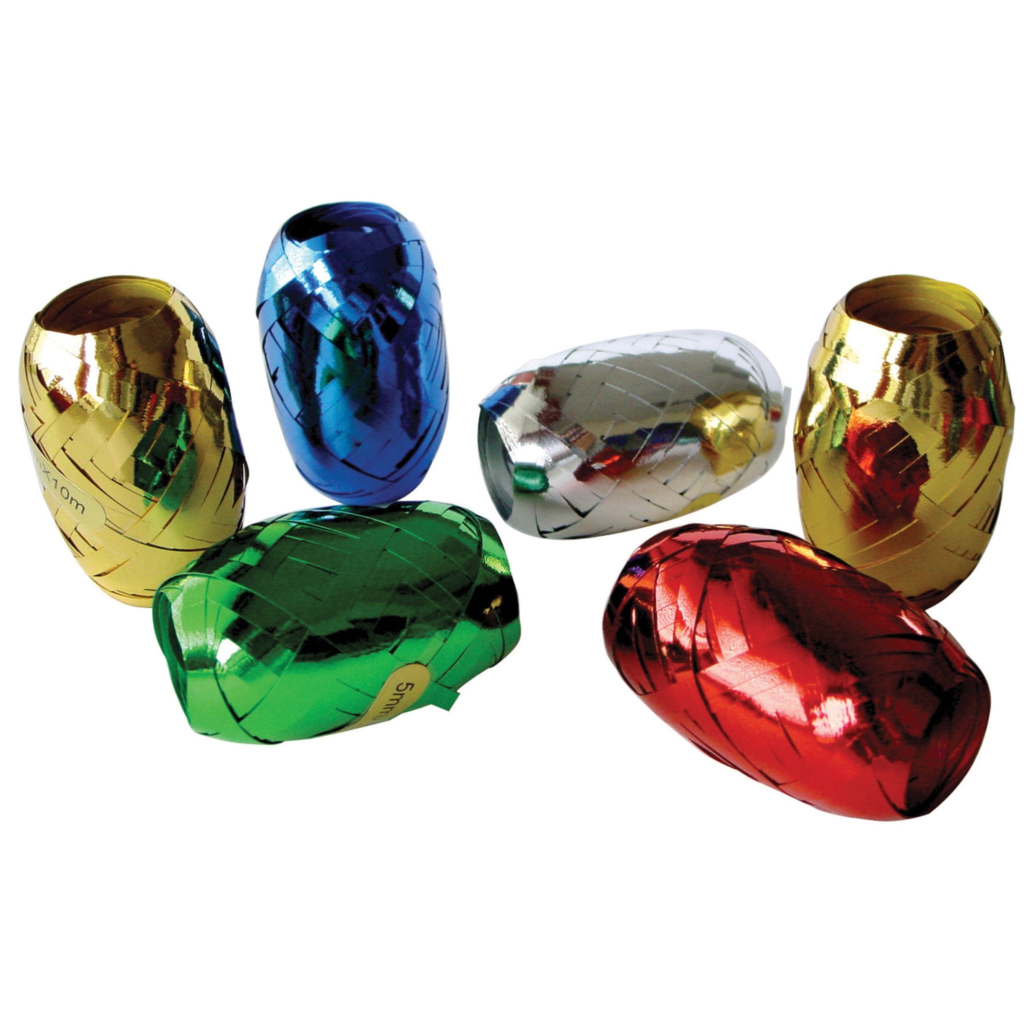 Metallic Curling Ribbon pk 6