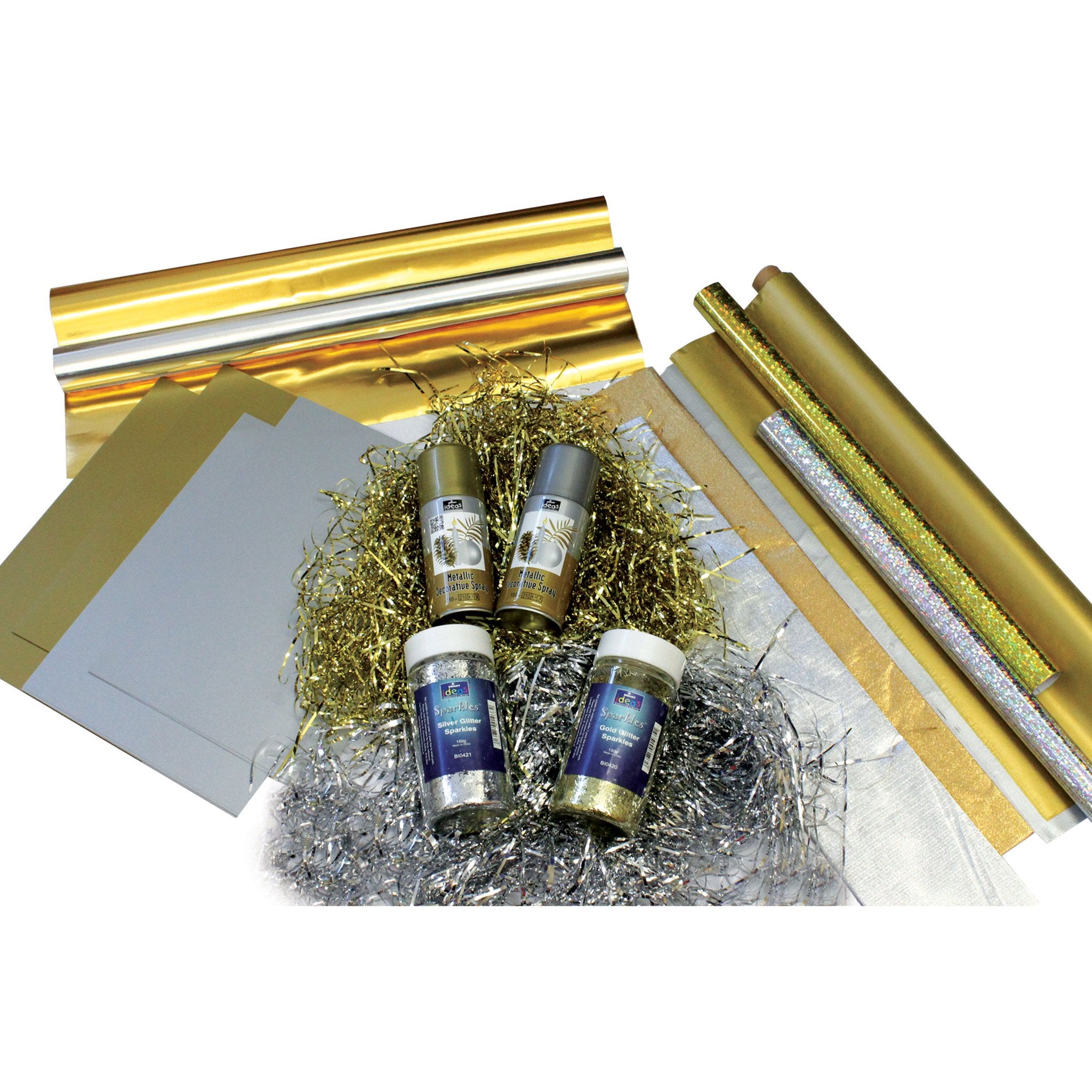 Metallic Gold and Silver Bundle