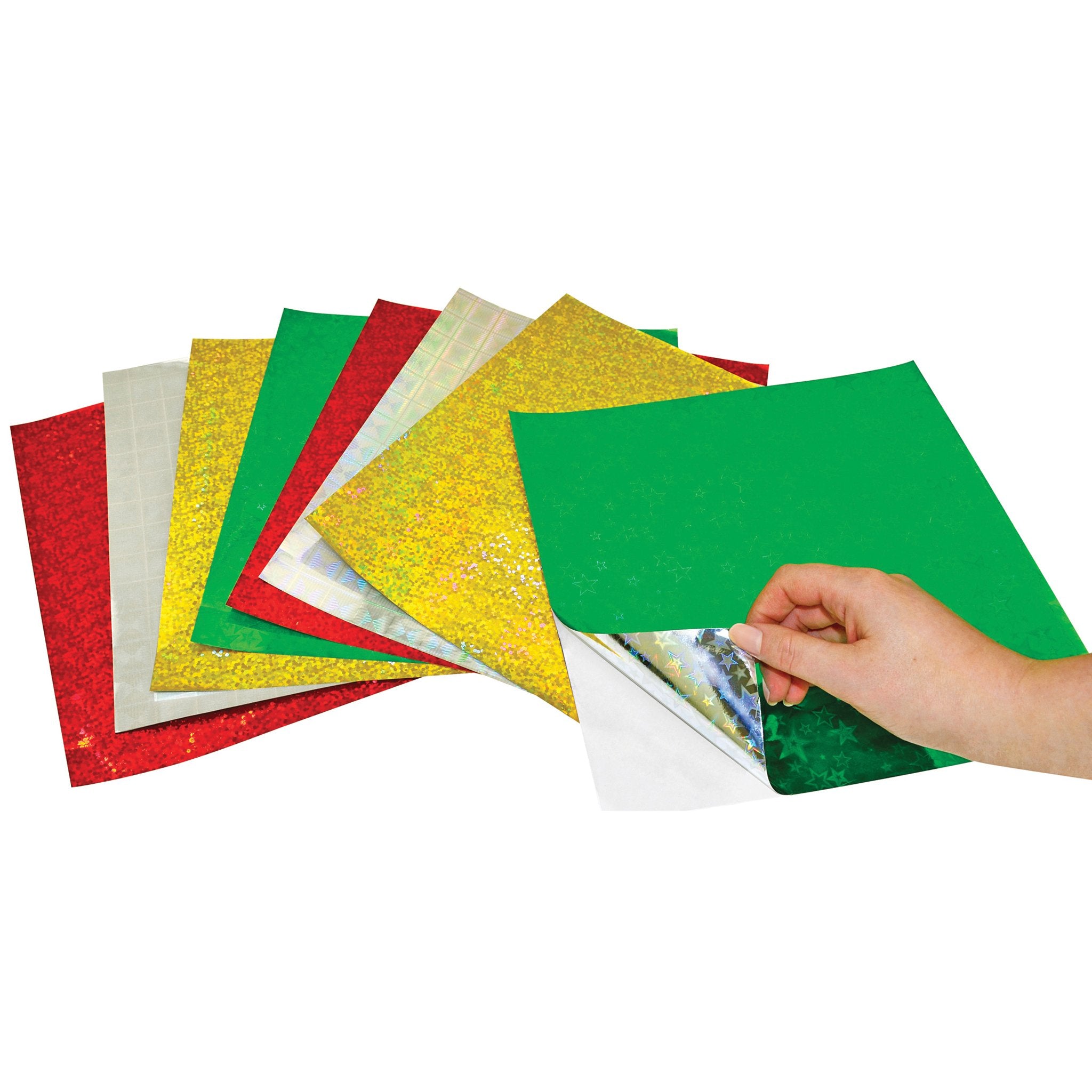 Holographic Self-Adhesive Sheets pk 25